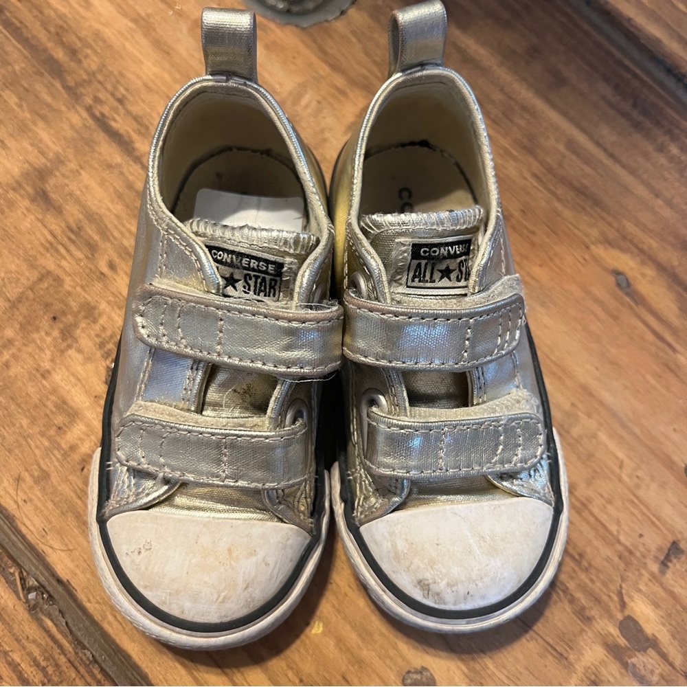 Metallic Gold Converse